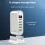 Concentrador de carga USB de 5 puertos, compacto, en forma de U y con seguridad. 4