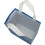 Hellblaue, wiederverwendbare Einkaufstaschen, 10 x 8 Zoll, 40er-Packung 4