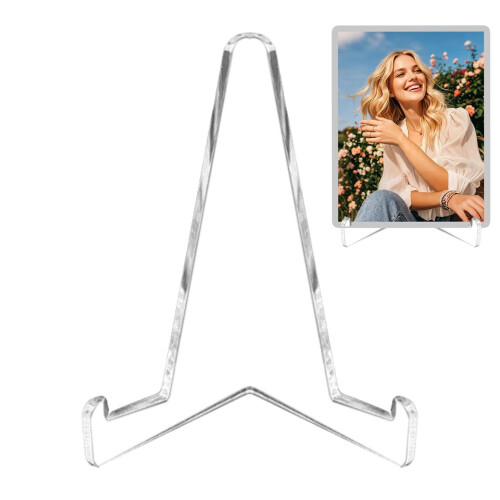 Acrylic Card Display Stand 3.4 Inch Tall 1