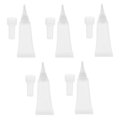 15Pièces Tubes Squeeze Transparents Pour Gloss Et À 2