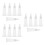 15Pièces Tubes Squeeze Transparents Pour Gloss Et À 4