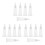 15Pièces Tubes Squeeze Transparents Pour Gloss Et À 6