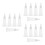 15Pièces Tubes Squeeze Transparents Pour Gloss Et À 7