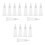 15Pièces Tubes Squeeze Transparents Pour Gloss Et À 8