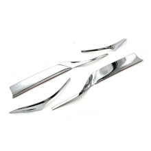 1Set Chrome Achterlicht Cover Trim voor  HRV HR-V Vezel 2021-2023 Achterlicht Deksel Ooglid Wenkbrauw Molding Strip