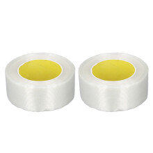 2 pièces Ruban de cerclage en fibre de verre transparent 2 po x 55 yd