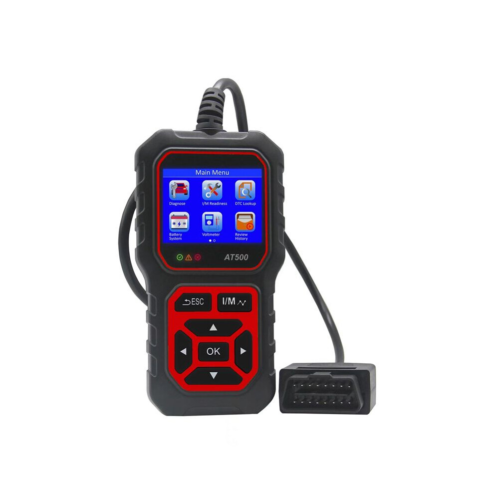 Obd2 Scanner, At500 Obd2 Scanner Diagnostic Tool Car Engine Fault Code Reader & Erase Check Engine Car Scan Tools Light 6033339488793