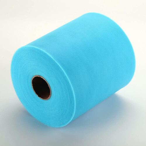 Tüllrolle 6 Zoll x 100 Yards – 24 Regenbogenfarben 1