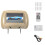 Universal 7Polegadas Car Headrest Monitor Screen Assento Traseiro Entretenimento Multi-Media Player para AV USB  MP4 MP5 FM Beige 1