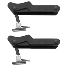 2 Pcs Flexible Door Draw Lock 3.8 Inch Replacement Soft Rubber Black Over-Center C7-10