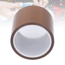 PTFE-beschichtetes Glasfaserband 10 m x 7,6 cm Hochtemperatur, geringes Reibungsmaterial, mit Klebstoff
