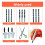 Multipurpose Electric Drill Bits Grinding Sharpener, Protable Drill Bit Sharpener Tool with 4 Grinding Wheels 7