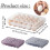 Food grade plastic egg box with stackable snap on compartment egg tray, refrigerator, kitchen egg storage and preservation box 3