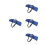 4Pièces Dossier Extensible Bleu Avec Ergonomique 8