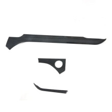 Center Console Dashboard Strip Trim Cover Carbon Fiber for Explorer 2020 2021 2022 Accessories