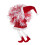 Long-Legged Christmas Elf Wreath 70x45cm 2