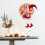 Long-Legged Christmas Elf Wreath 70x45cm 4