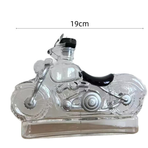 Motorfiets karaf van glas, 750 ml 2