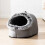 Winter Cat Bed Warm Enclosed Portable Large 4