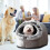 Winter Cat Bed Warm Enclosed Portable Large 6