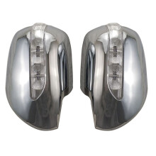 For 4RUNNER Prado 2700 FJ120 2003-2009 Chrome Car LED Side Mirror Cover Side Mirror Cover Exterior Accessories