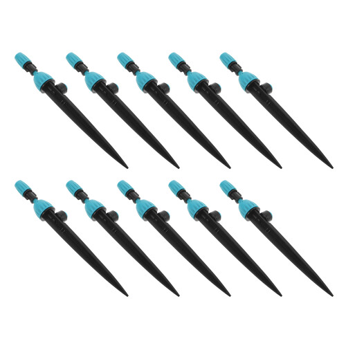 40Pcs Adjustable Plastic Drip Irrigation Emitters for Garden Use Black 2