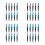 40Pcs Adjustable Plastic Drip Irrigation Emitters for Garden Use Black 6