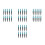 40Pcs Adjustable Plastic Drip Irrigation Emitters for Garden Use Black 7