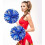Cheerleading-Pompons mit Kunststoffgriff – 8er-Pack 2
