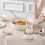 6-Pc Beige Wheat Straw Dinnerware Set: Bowls, Cups, Plates – Durable Tableware, Compatible with Household Dining 6