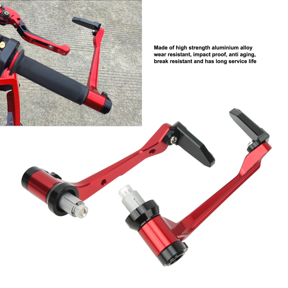 Motorcycle Hand Guard 22Mm Aluminium Red 7340572175243