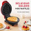 Μηχανή πρωινού Love Waffle 4 ιντσών, 16*8*12cm, γρήγορη θέρμανση, αντικολλητική επίστρωση, 5