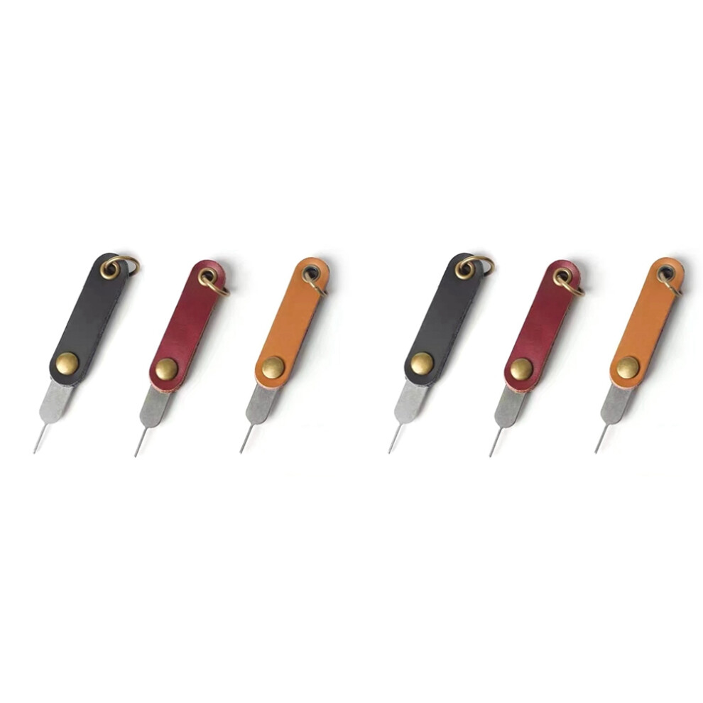 6Pcs Eject Sim Card Tray Open Pin Needle Key Tool For Universal Mobile Phone Portable Sim Card Removal Tool 4711489621223