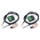 2X DS18B20 Temperature Sensor Module Kit Waterproof 100CM Digital Sensor Cable Probe Terminal Adapter for 1