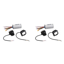 2X E-Scooter Controller ErsäTtningsdel Elektrisk Scooter Cykel 36V Controller LCD Monitor Bromsset CykeltillbehöR