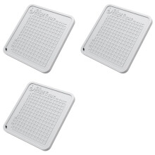 3X Crypto Seed Phrase Storage Plate, Mnemonic 24 Words Backup Kit, Recovery Cold Wallet for BIP39 Recovery Words