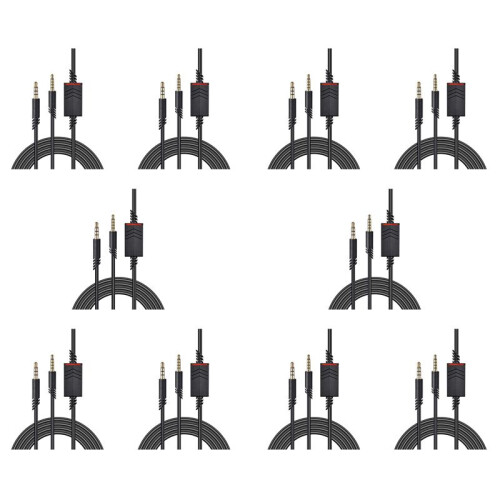 10X Replacement Headset Cable, 2.0M Inline Mute Cable Cord for Astro A10 Gaming Headsets  Ps4 Controller Headphone