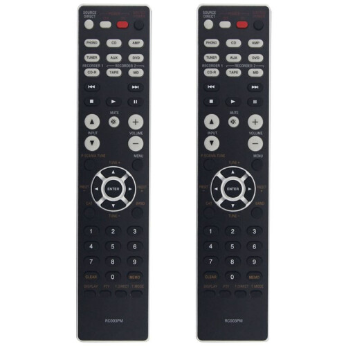 2X Replace Remote Control RC003PM for  AV Power Amplifier PM5003 PM5004 PM5005 PM6003 PM6005 PM6006 PM7003 1