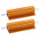 2X Plaque or Aluminium Resistor Resistance Puissance 100W, 8 Ohm 8R 1