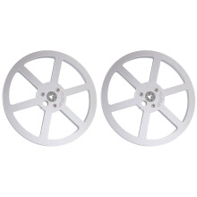 2X for PR-85 7 Inch Light Metal Aluminum Take Reels Opening Machine Parts Reel-to-Reel Recorders Accessory(C)