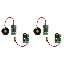 2X Kit de Transmisión de Audio Inalámbrico Láser DIY Producción Electrónica Accesorios para Experimentos de Enseñanza Electrónica DIY