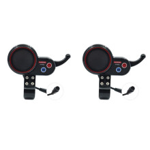 2X NJ-AOXIONG AX-HB02 Electric Scooter Dashboard Meter 36V 48V Adjustable 6PIN for Electric Scooter