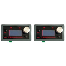 2X SMC02 Stappenmotor Vooruit en Achteruit Module Besturingskaart Puls-/Snelheidsregelmodule/Snelheidsdisplay Driverpakket