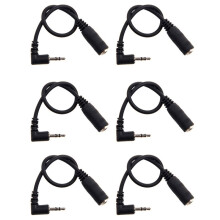 6Stück 2.5mm Stecker Auf 3,5 Buchse Stereo Audio Steckdose Adapter