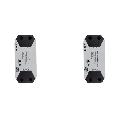 2X   Garage Door Opener Controller Work with  Home SmartLife/Tuya APP Control No Hub Require,EU Plug