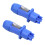 2 set PowerCON Type A NAC3FCA+NAC3MPA-1 Chassis Plug Panel Connector 1