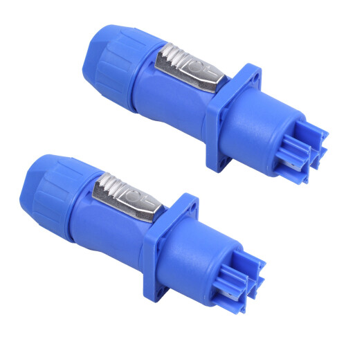 2 set PowerCON Type A NAC3FCA+NAC3MPA-1 Chassis Plug Panel Connector