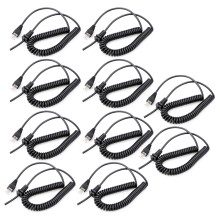 10X Ersetzung Mic Kabel fuer  Vertex Mikrofon MH-67A8J Mikrofonkabel