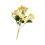 Buchet de trandafiri artificiali, galben, din plastic, 1 buc. 2