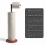 ZISH Toilet Roll Holder Freestanding Reddish Brown 3